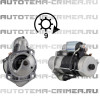 Стартер  atego, axor, lk, vario, 96-