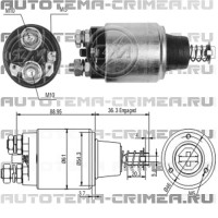 Реле втягивающее  bosch