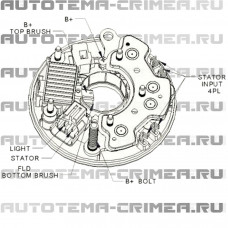 Диодный мост+реле регулятор (488108 TR)