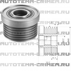 Шкив обгонный (588036 VAL)
