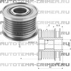 Шкив обгонный (588048 VAL)