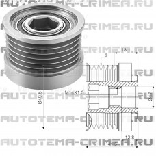 Шкив обгонный (588054 VAL)