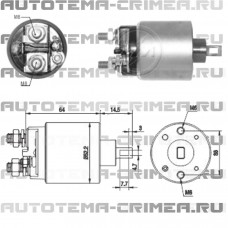 Втягивающее реле  стартера (CAR330150 ZM)