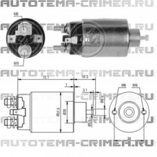 Втягивающее реле  стартера (CAR133288 ZM)