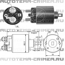 Втягивающее реле стартера (CAR236416 ZM)