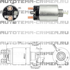 Переключатель  электромагнитный  стартера delco (CAR138217 ZM)
